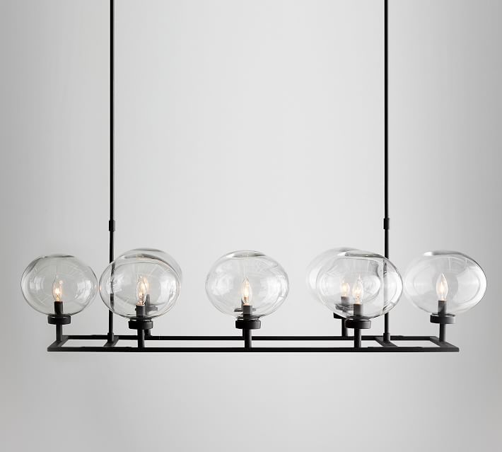 Maisie Glass Globe Chandelier | Pottery Barn (US)