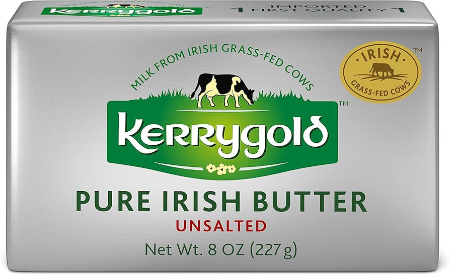 Kerrygold Pure Irish Butter, Unsalted, 8 oz | Amazon (US)