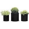 Keter Resin Wicker Cylinder Flower Pot Set of 3 Small, Medium, and Large Planters with Drainage P... | Amazon (US)