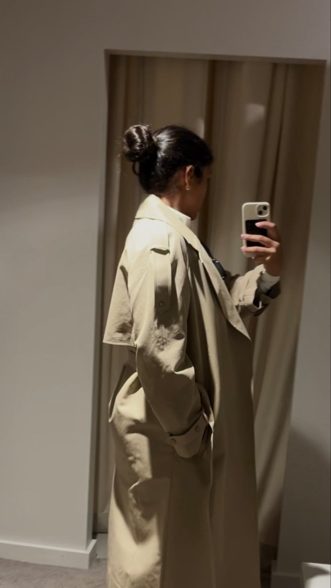 Beige Trench Coat