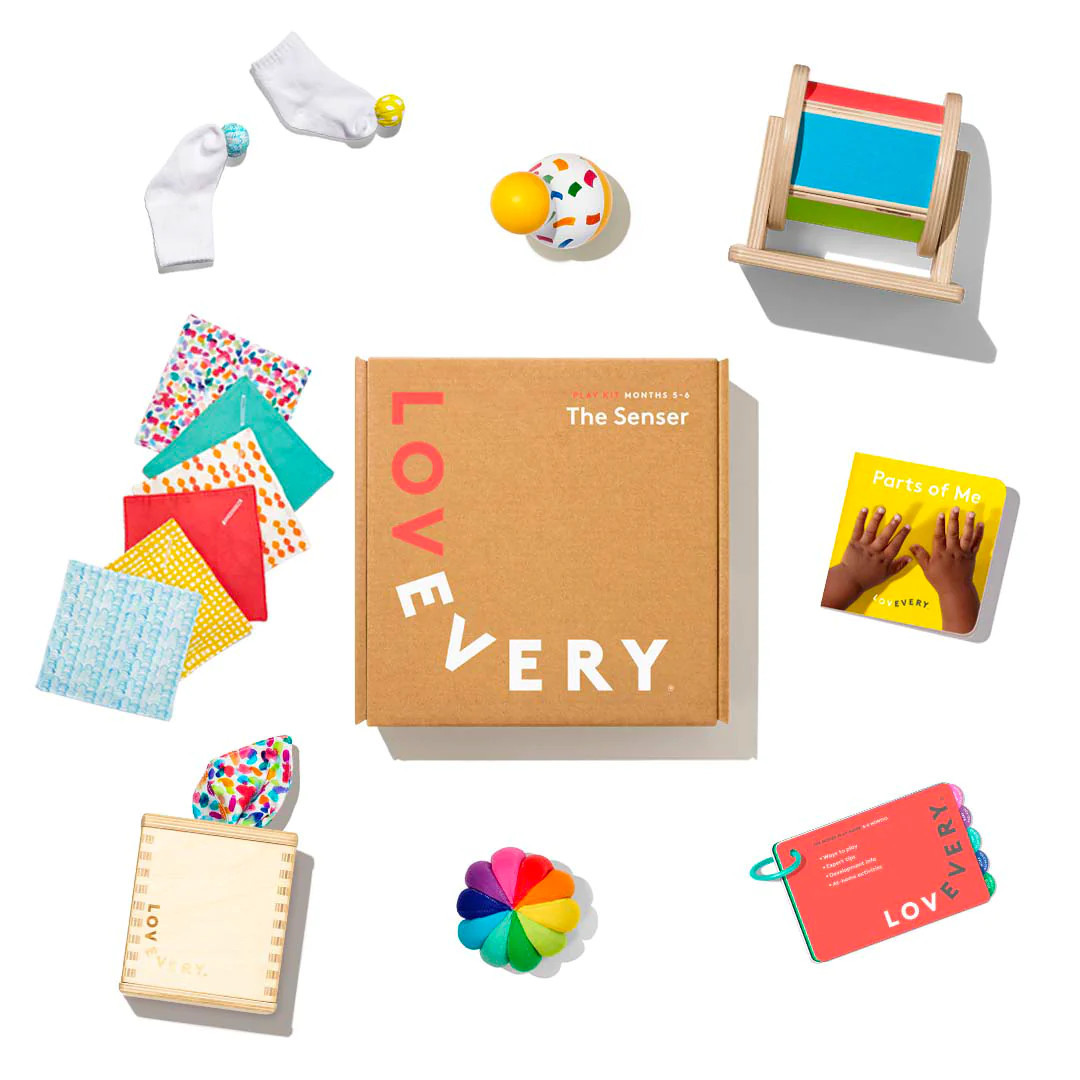 Lovevery Senser Play Kit - Ages 5-6 Months - Baby Toy Subscription - The Play Kits By Lovevery | LOVEVERY