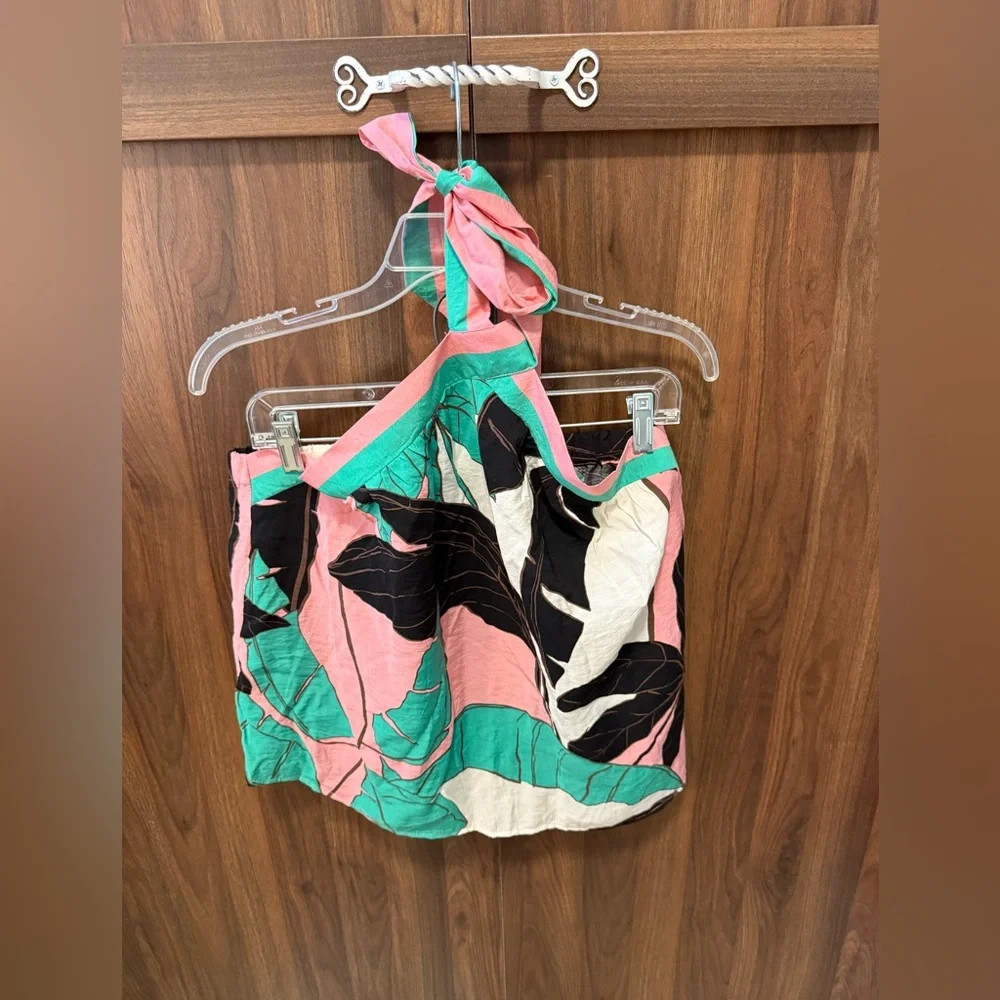 Sofia by Sofia Vergara Tropical Halter Top, Size XL | Poshmark