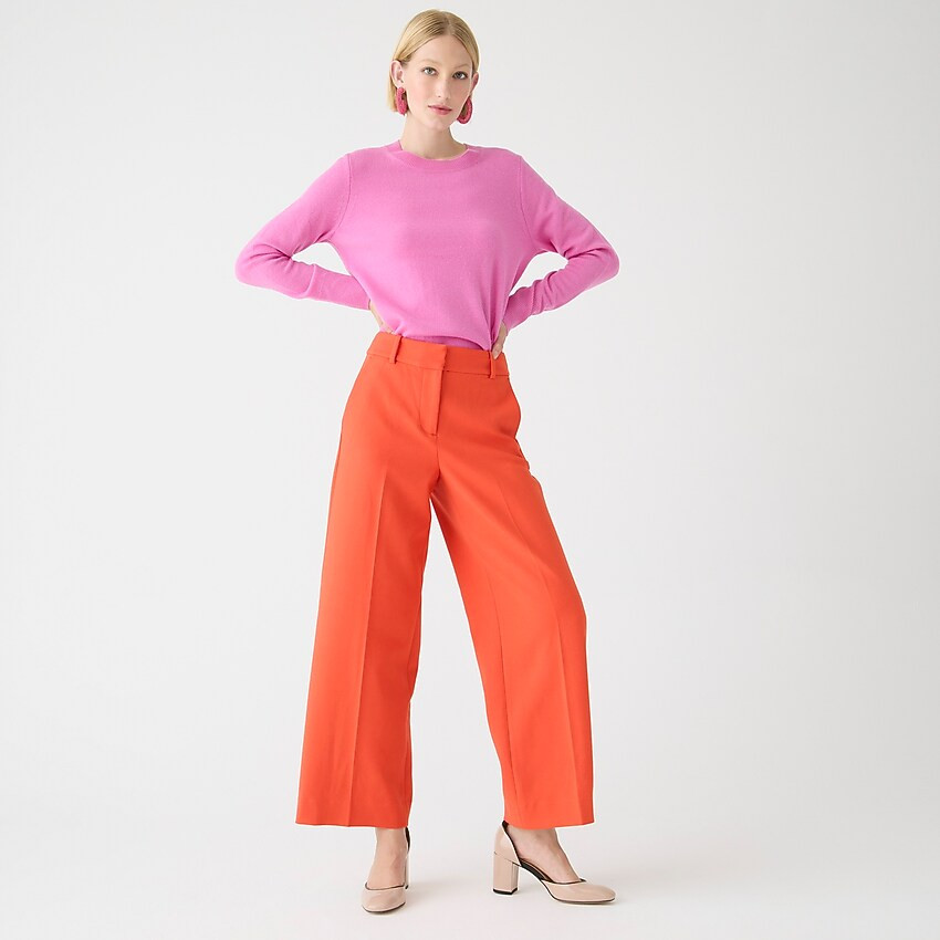 Sydney wide-leg pant in four-season stretch | J. Crew US