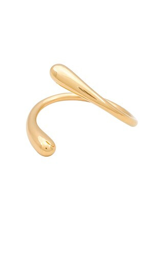 Twisted Dash Cuff in Gold | Revolve Clothing (Global)
