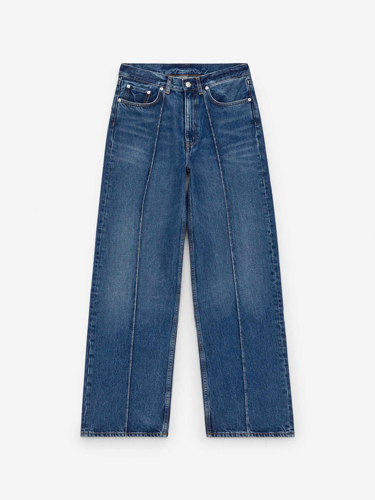 CORAL Pintuck Relaxed Jeans | Arket UK