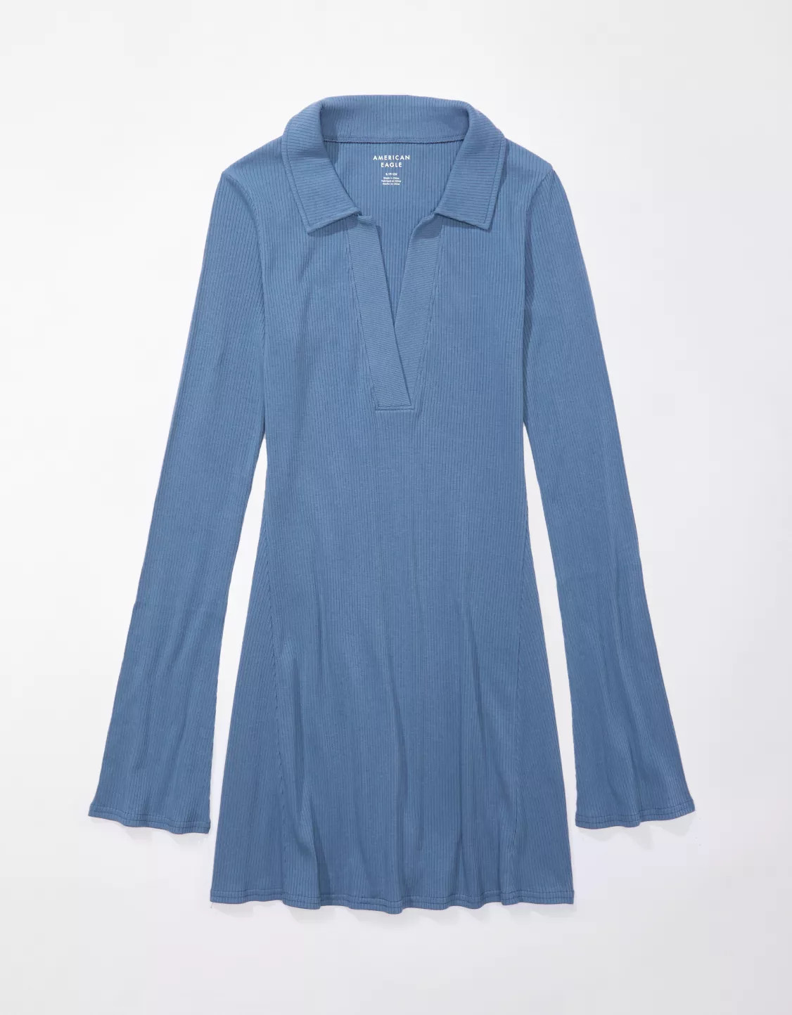 AE Collared Knit Mini Dress | American Eagle Outfitters (US & CA)