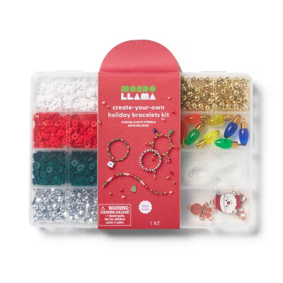 Christmas Craft Beaded Charm Bracelet Activity Kit - Mondo Llama™ | Target