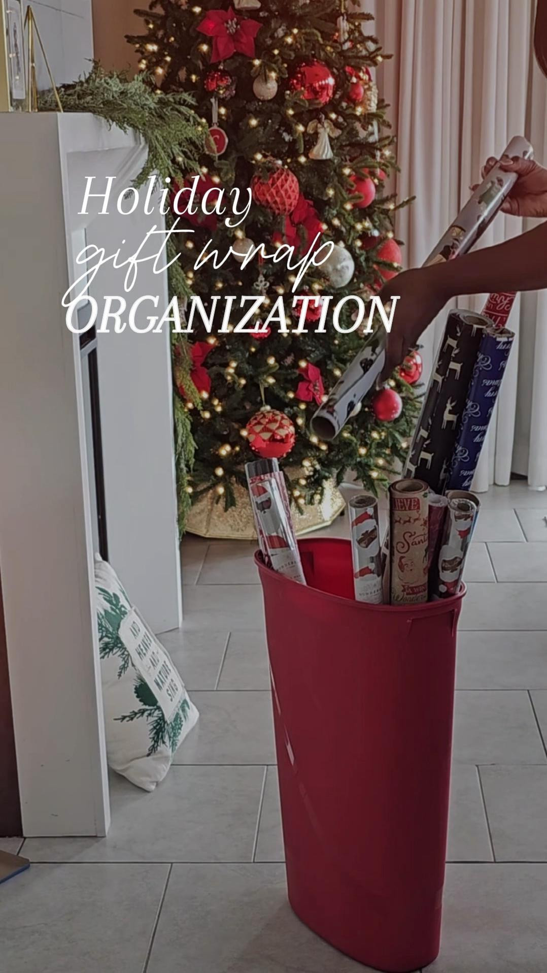 Holiday Wrapping Paper Organization and Storage! 🎄👏🏾

#holiday #christmas #organization #storage #wrappingpaper #giftwrap 

#LTKHome #LTKHoliday #LTKmomlife