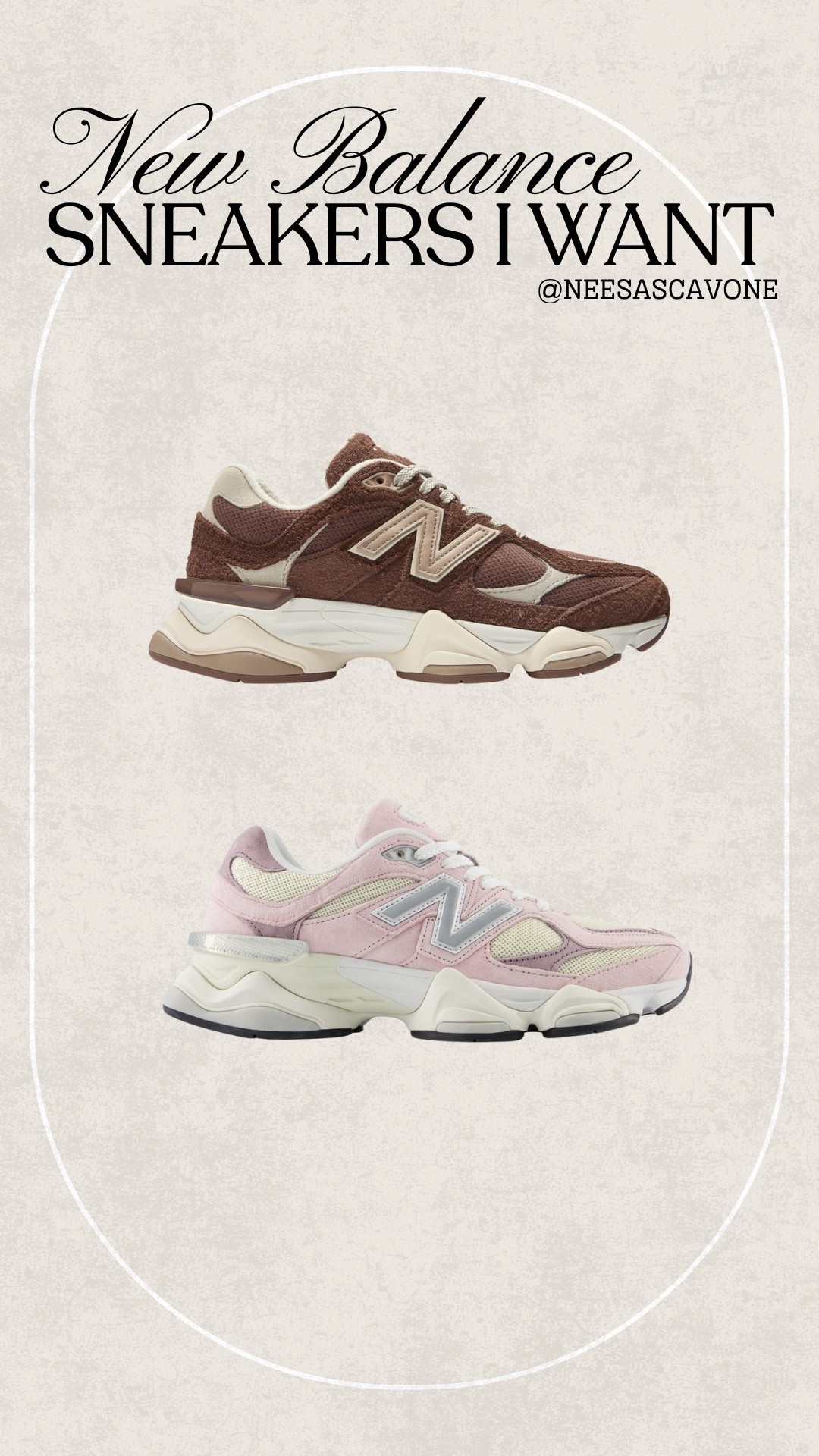 👟✨ Adding these New Balance sneakers to my wishlist because they’re the perfect mix of comfort + style!
Which pair are you loving more, the chocolate brown or the blush pink? 🍫🌸
Both are so versatile for everyday mom life + casual chic vibes. #NewBalanceStyle #SneakerObsessed #LTKStyle #LTKFinds #MomStyleInspo #LTKSneakers #CasualChicStyle #EverydaySneakers #LTKUnder100 #LTKwishlist #LTKshoecrush #OOTDinspo #MomLifeStyle #LTKshopping #SneakerCrush

#LTKFamily #LTKShoeCrush #LTKActive