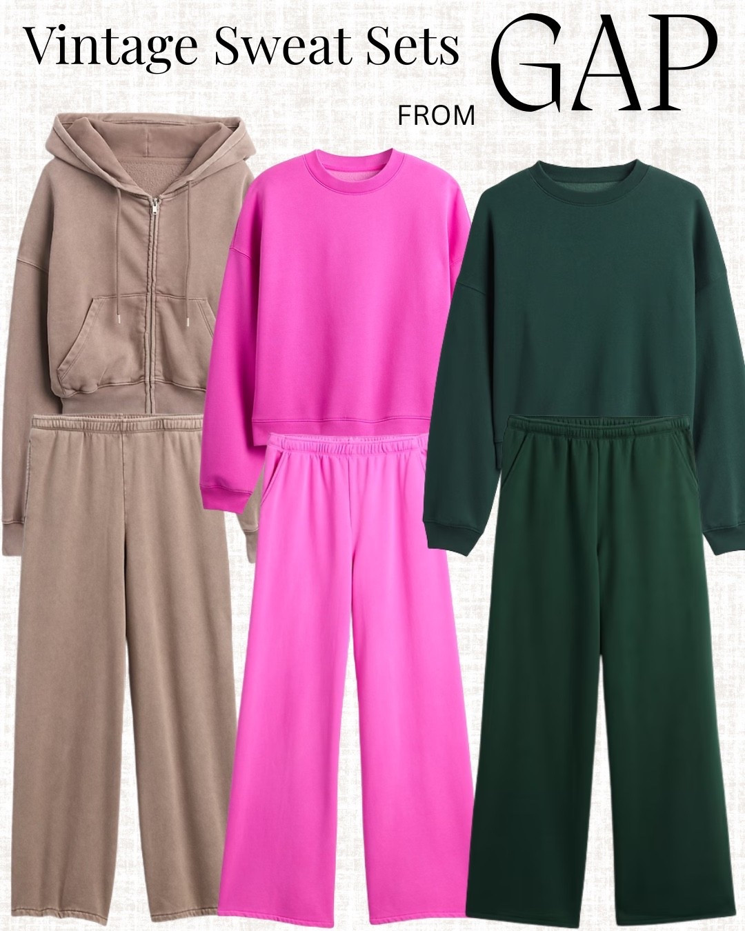 The coziest sets that I’ve ever owned from Gap ! Add to cart ASAP! #Vintage #Gap #LTKFallFinds #FallMustHaves

#LTKFindsUnder50 #LTKTravel #LTKFallSale