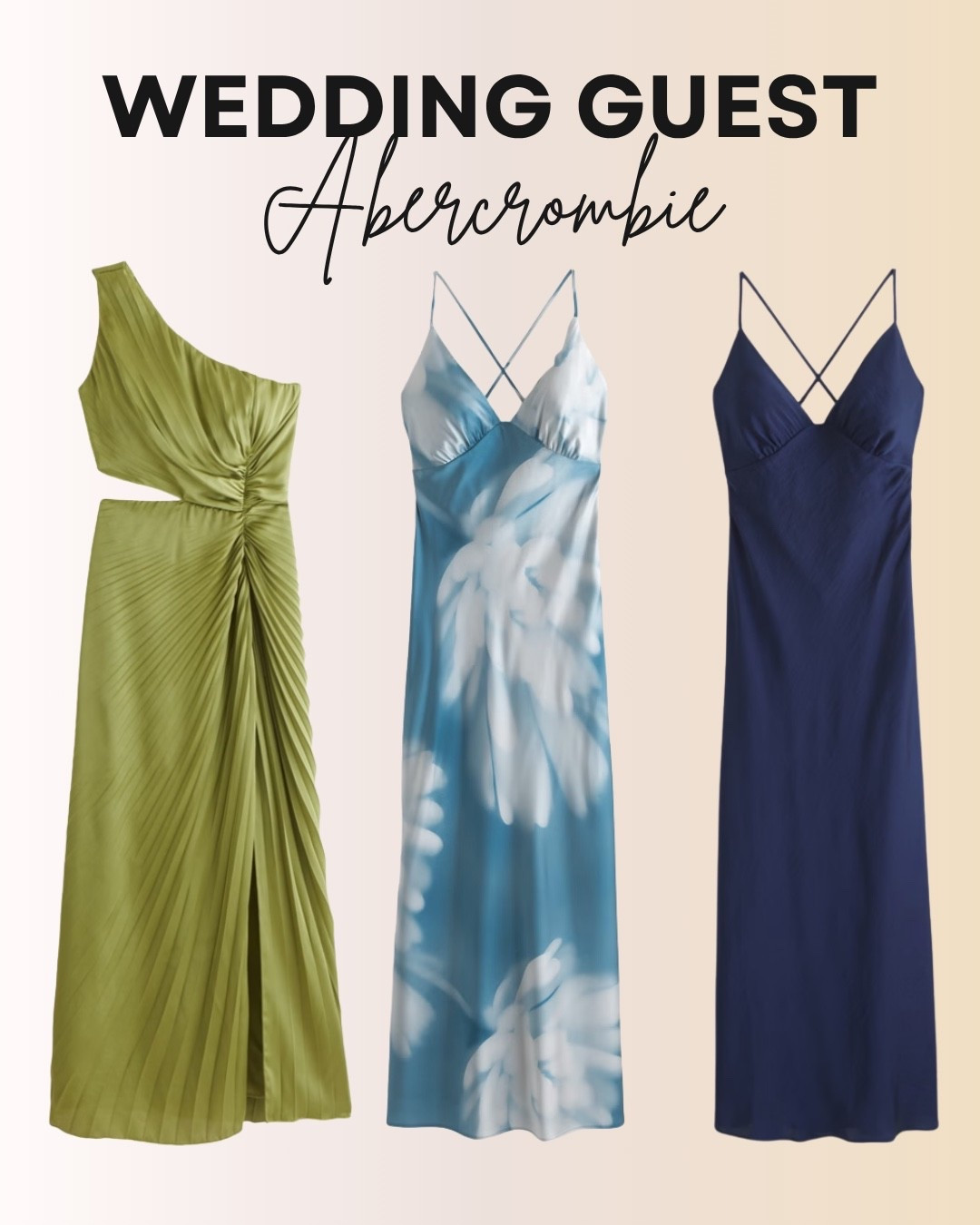 These Abercrombie wedding guest dresses are elegant, flattering, and perfect for any summer celebration. Whether you’re into pleats, bold prints, or classic satin slip styles, each dress is designed to stand out without upstaging the bride. Lightweight, flowy, and easy to style—shop these wedding-ready looks now on my LTK.

#LTKSeasonal #LTKTravel #LTKWedding