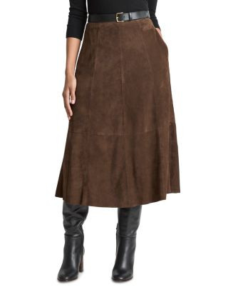 Flared Leather Skirt | Bloomingdale's (US)