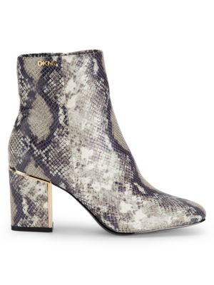 Cianna 75MM Snakeskin Print Ankle Boots | Saks Fifth Avenue OFF 5TH