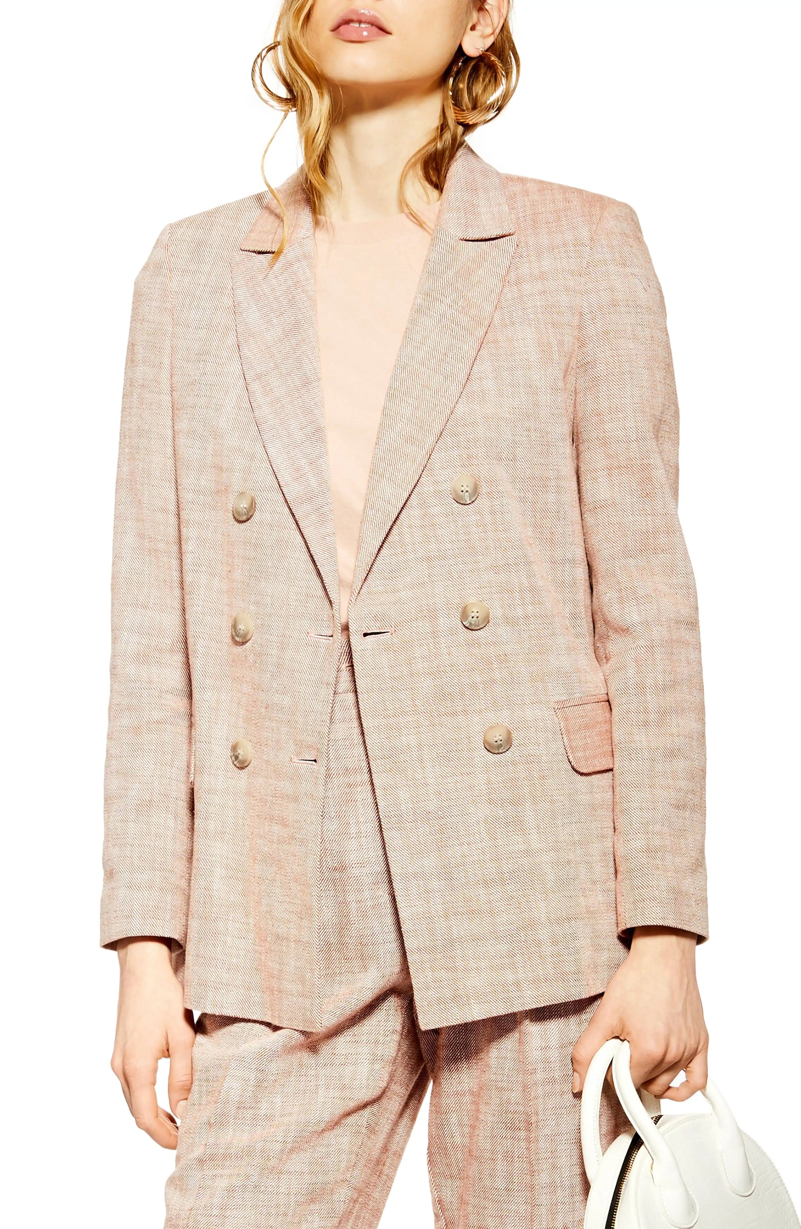 Marl Double Breasted Blazer | Nordstrom