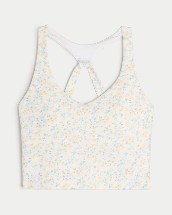 Gilly Hicks Active Recharge Strappy Back Plunge Tank | Hollister (US)