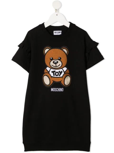 bear-motif T-shirt dress | Farfetch (US)