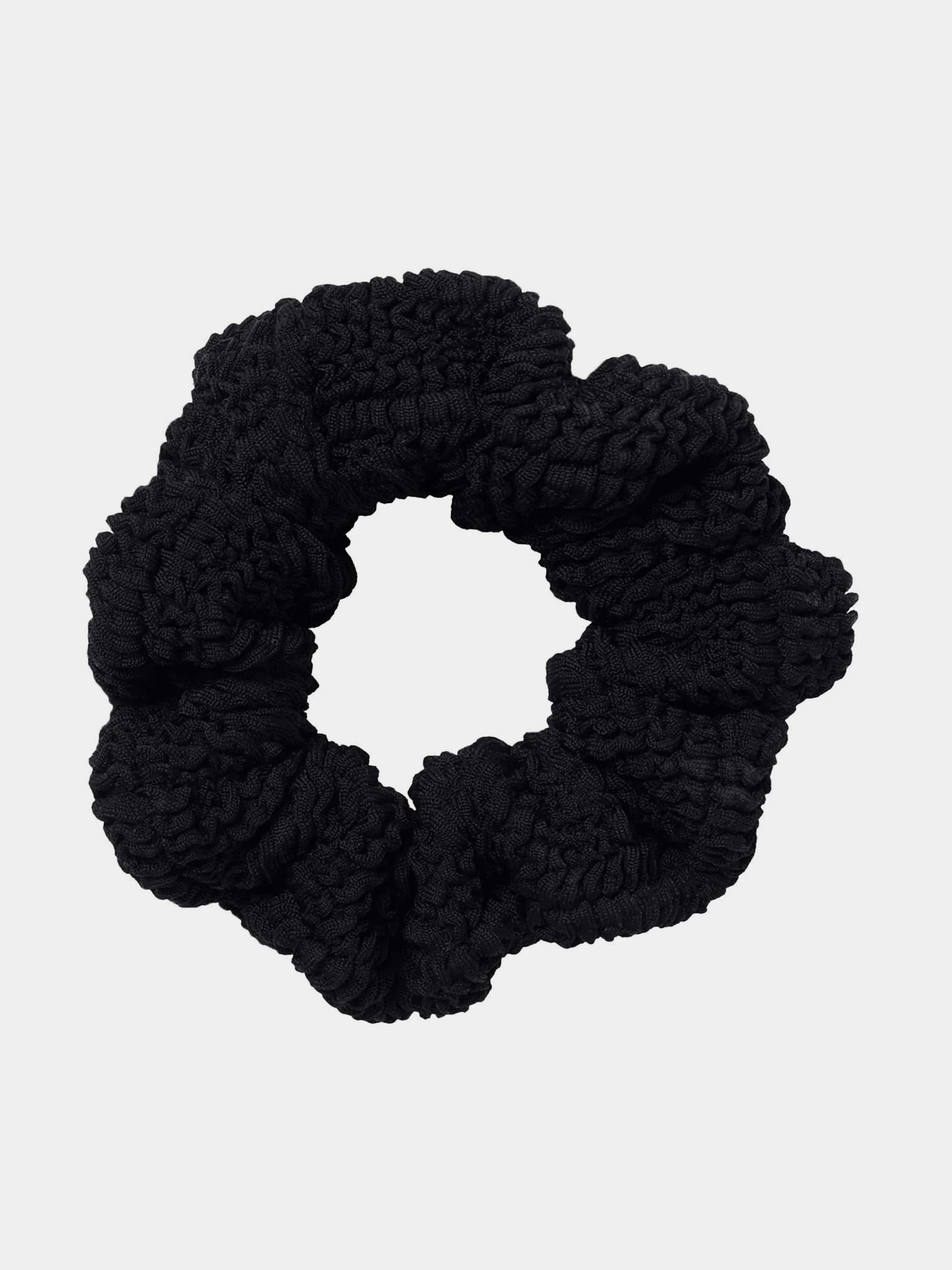 Scrunchie - Black | Signature Crinkle Scrunchie | Hunza G - Black | HUNZA G