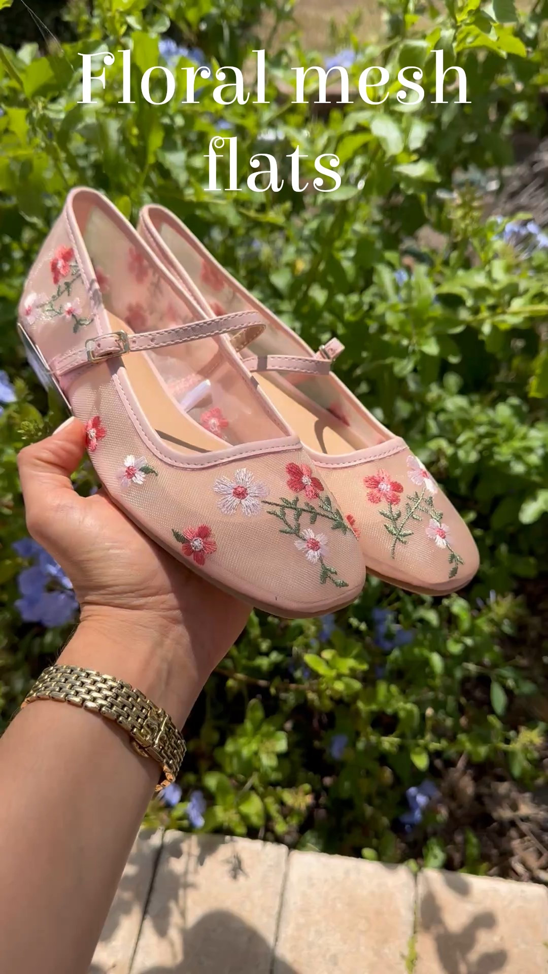 Floral mesh flats 

#LTKSpringSale #LTKWorkwear #LTKShoeCrush