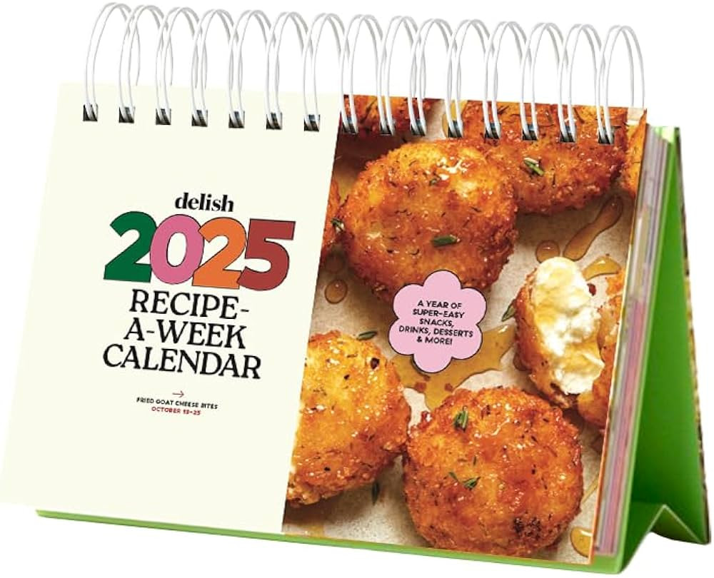 Delish 2025 Recipe-A-Week Calendar: A Year of Super-Easy Snacks, Drinks, Desserts, and More! | Amazon (US)
