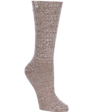 Rib Knit Slouchy Crew Socks | Dillard's