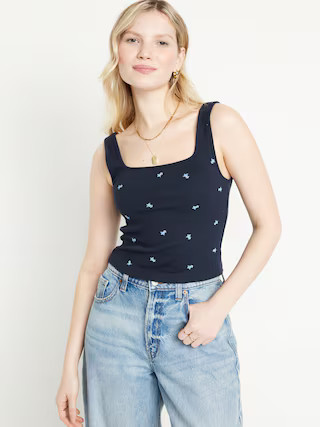 Ultra-Crop Rib-Knit Tank Top | Old Navy (US)