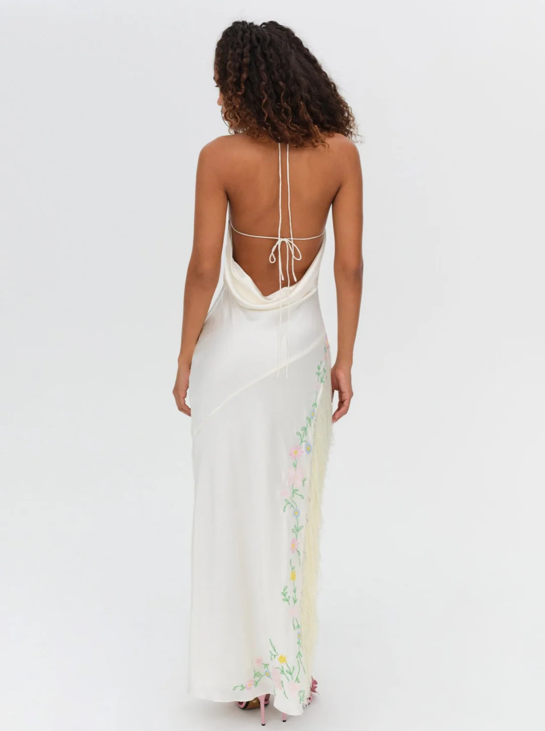 Tina Embroidered Maxi Dress | For Love & Lemons