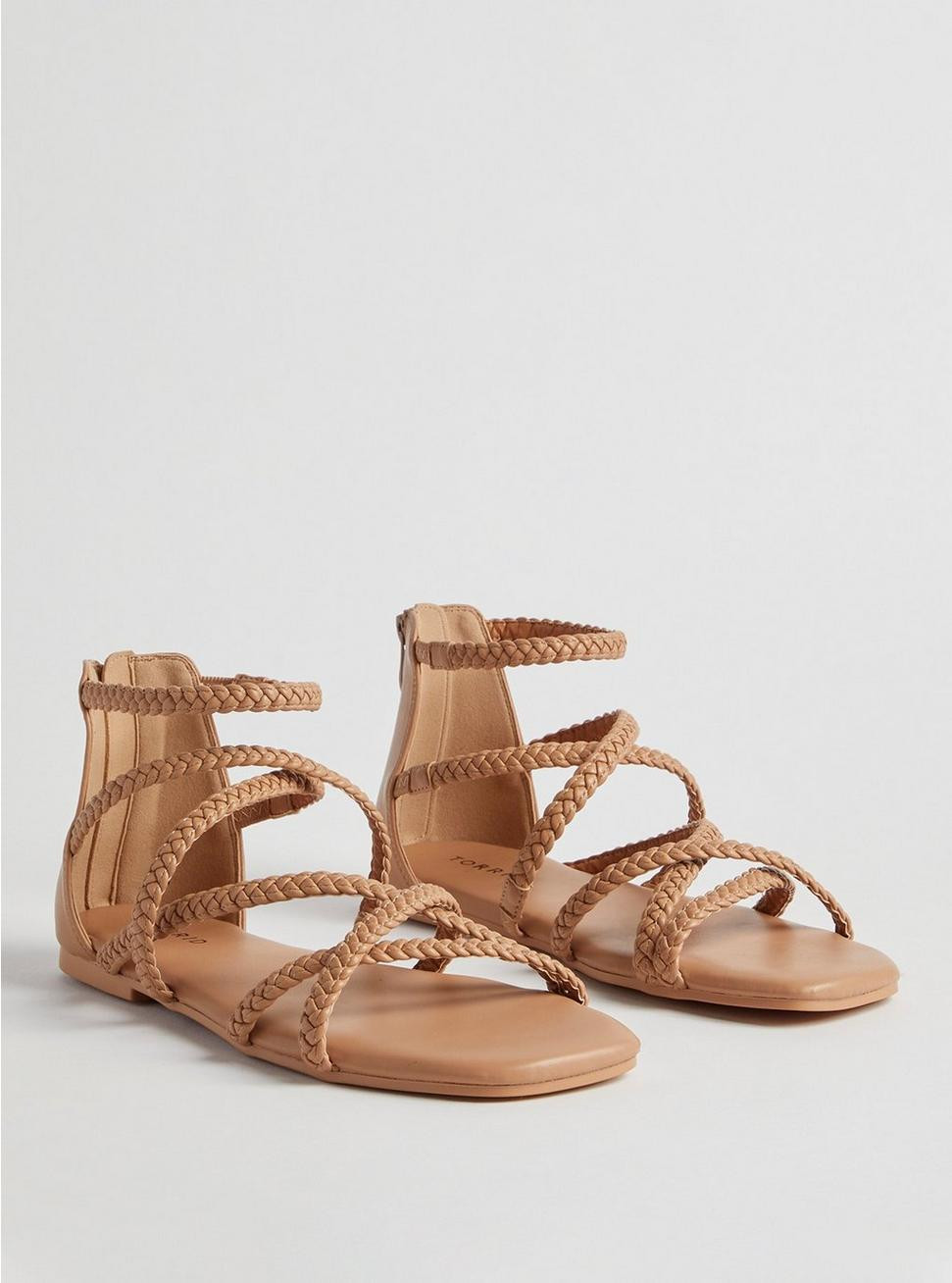 Braided Gladiator Sandal (WW) | Torrid (US & Canada)