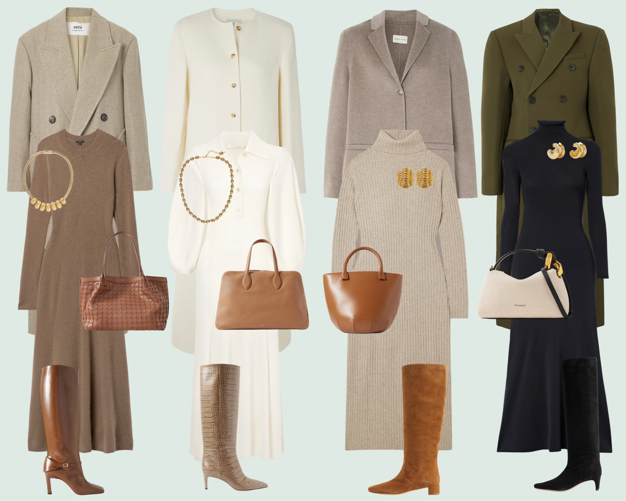 I’m all about sweater dresses and separates this fall since they feel like loungewear but make you look totally put together. They are perfect for those who have to go back to the office but with they were still working from home. They look especially great with knee high boots which you definitely need to buy before you need them since they are usually sold out in your size by then. I’d also start thinking about getting a coat too since it feels almost chilly enough to start wearing them in NYC. I’ve put four outfits together with pieces from Net-a-Porter to help get you started in case you need any more convincing. #NETAPORTER #fallfashions



#LTKSeasonal