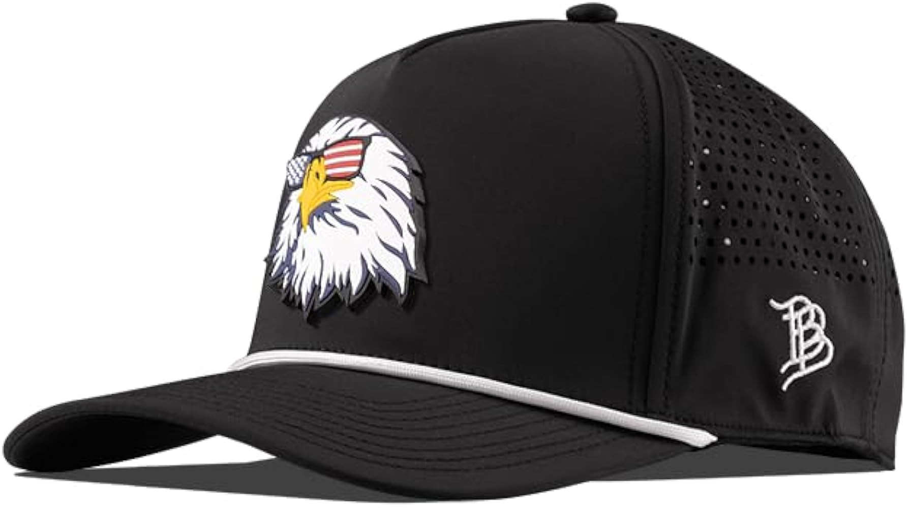Branded Bills Party Eagle PVC Curved 5 Panel Rope Hat, Fits 7-7 7/8, Adjustable Snapback | Lightw... | Amazon (US)