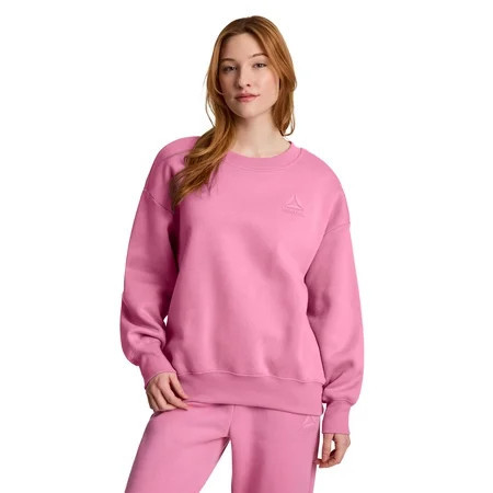 Reebok Women's and Women's Plus Weekender Oversized Crewneck, Sizes XS-4X | Walmart (US)