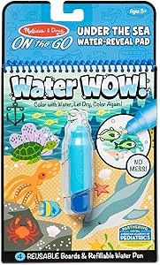 Melissa & Doug On the Go Water Wow! Reusable Water-Reveal Activity Pad - Under the Sea - Party Fa... | Amazon (US)