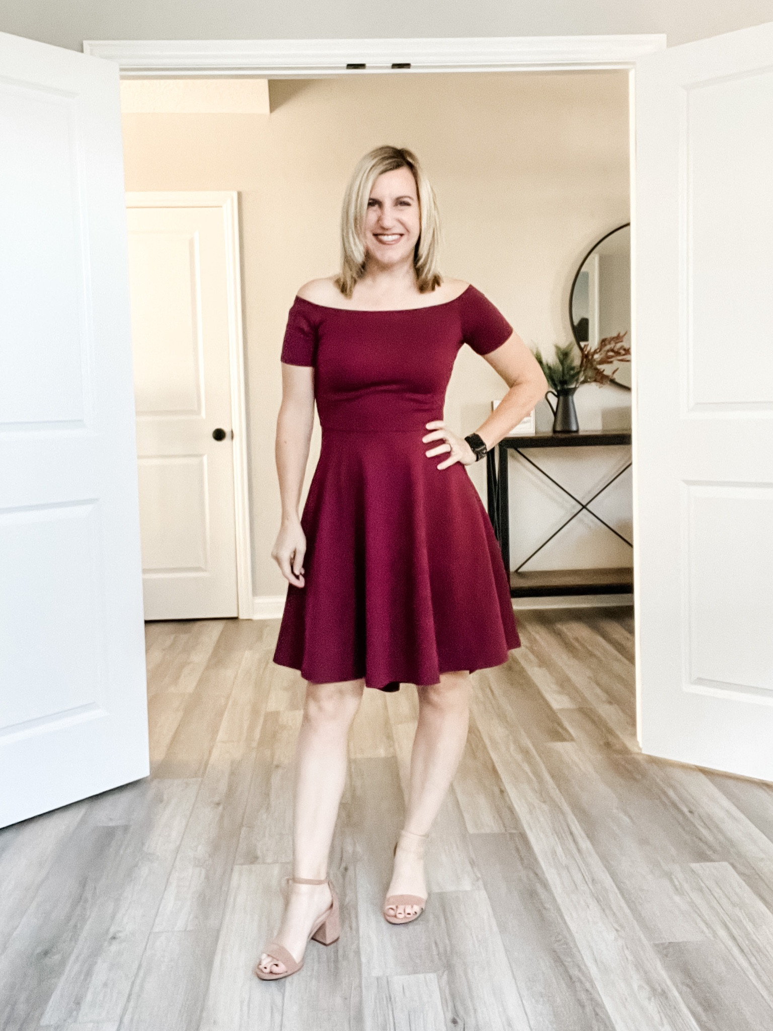 Christmas party dress! Or this would be perfect for family photos for those Christmas cards. 
Christmas outfit

#LTKHoliday #LTKSeasonal #LTKunder50