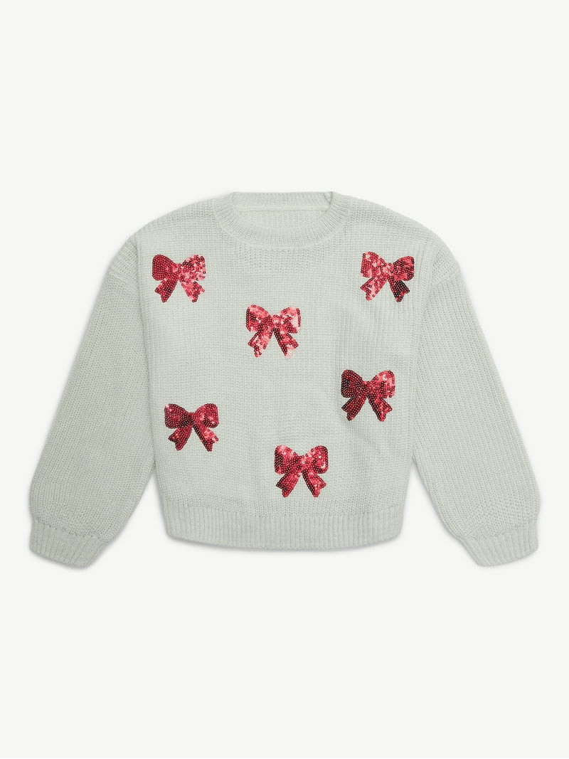 Justice Girls Ribbon Sweater, Sizes XS - XLP | Walmart (US)