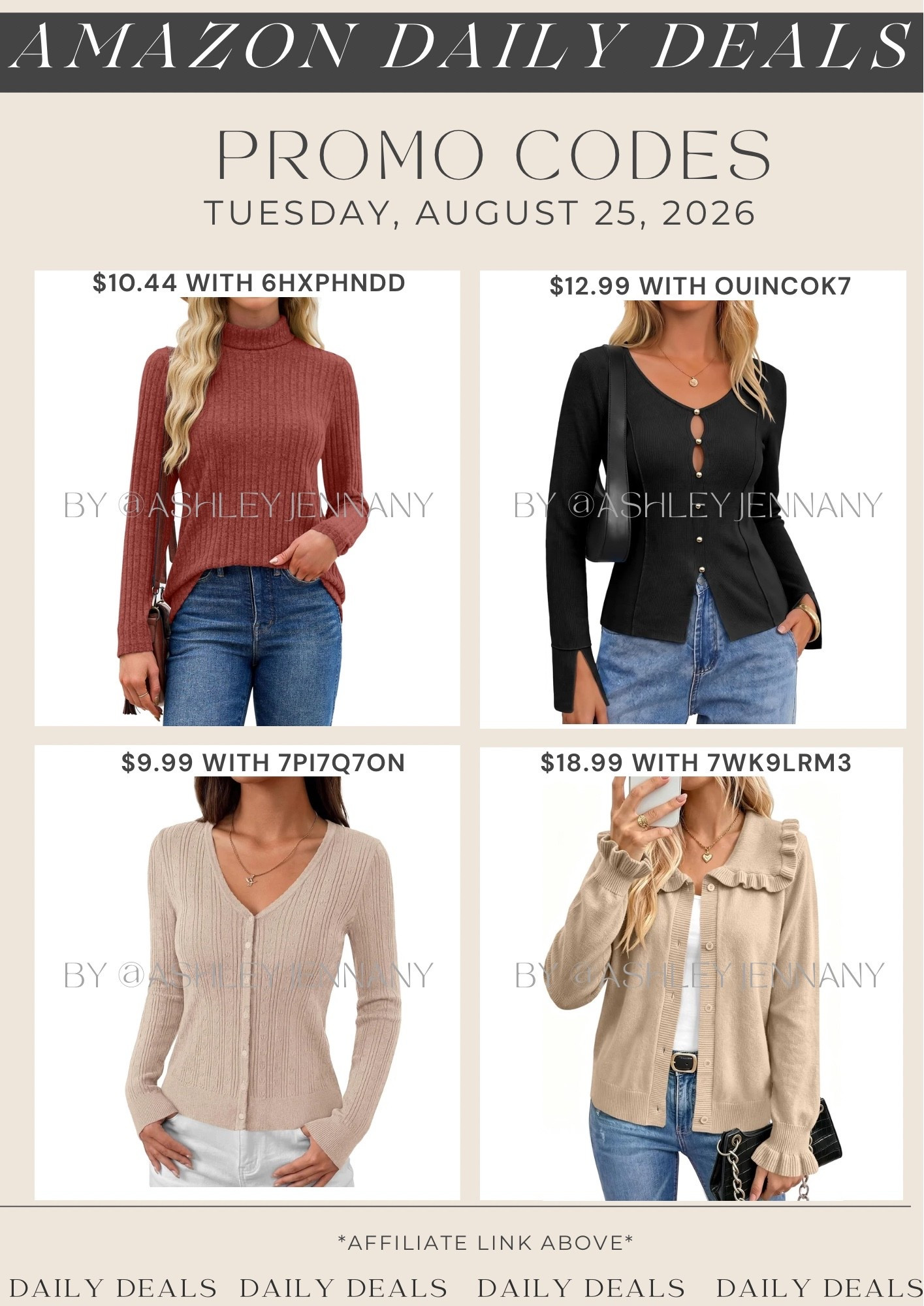 Amazon deals

#LTKMidsize #LTKSaleAlert #LTKSeasonal