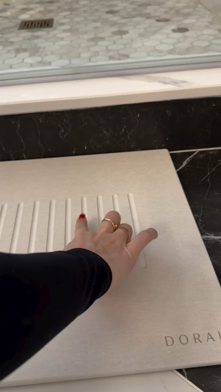 I already had one next to the tub… but watching the water disappear never gets old 🤍 so yes, I needed another one for the shower too #bathroommusthaves #dorai #bathroomstone #bathroom #instahome

#LTKHome