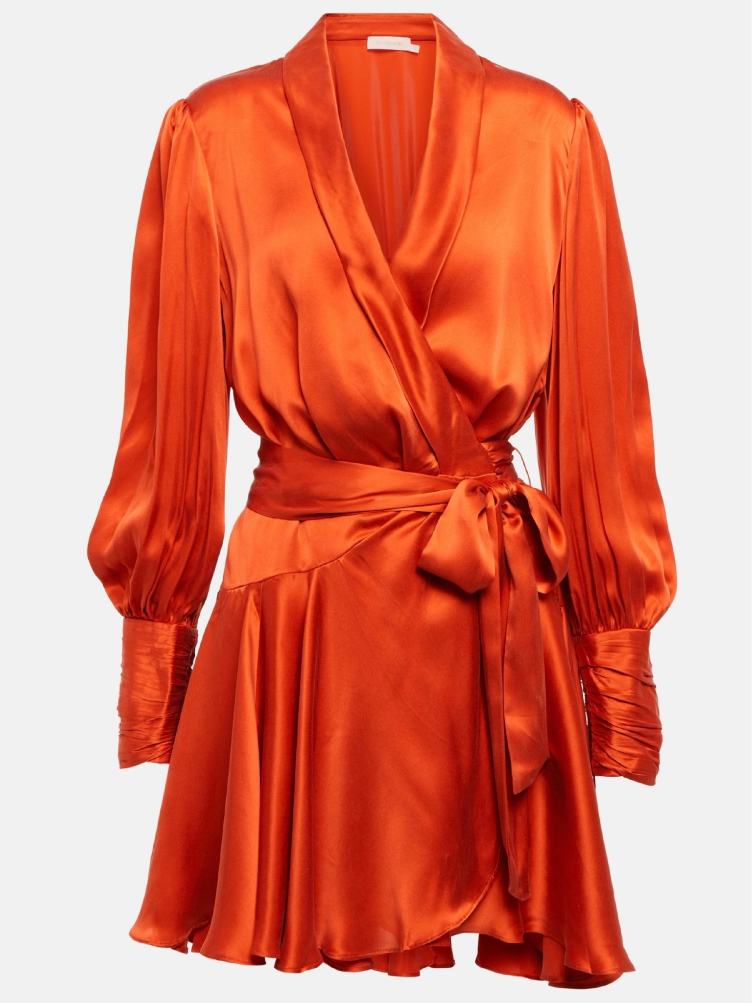 Orange silk Zimmerman wrap dress on sale for $312!! 

#LTKsalealert #LTKstyletip #LTKFind