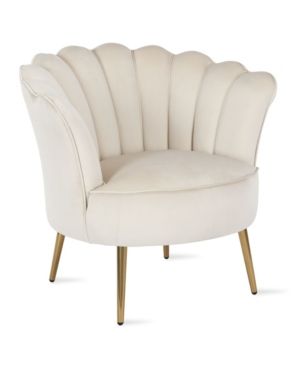 Novogratz Collection Presley Modern Glam Seashell Accent Chair | Macys (US)