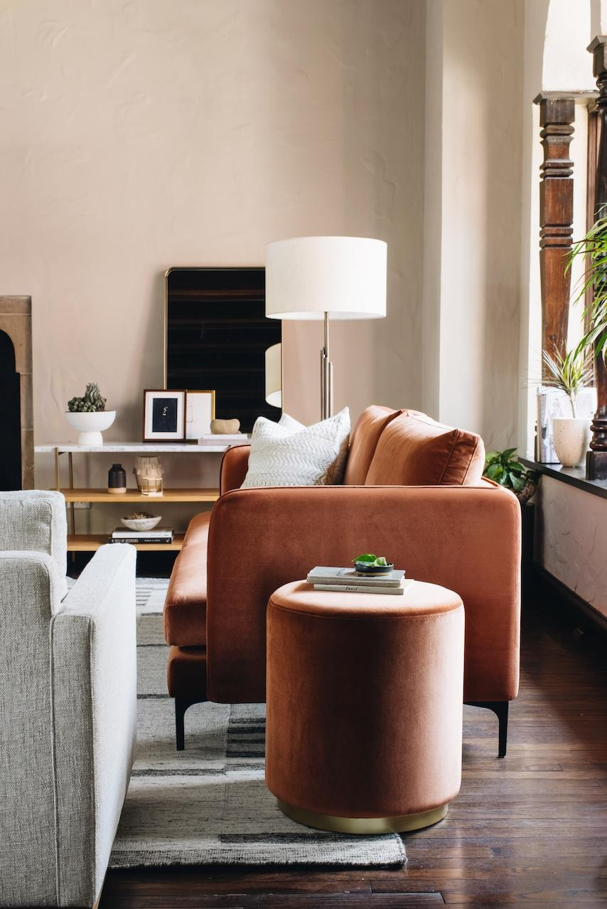 Fae Small Round Ottoman | Interior Define
