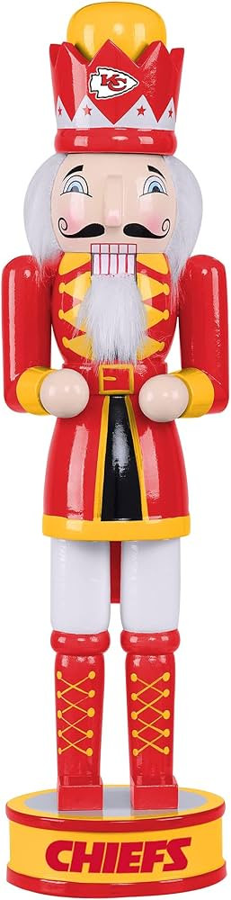 foco NFL Team Logo Collectible Holiday 14" Nutcracker | Amazon (US)