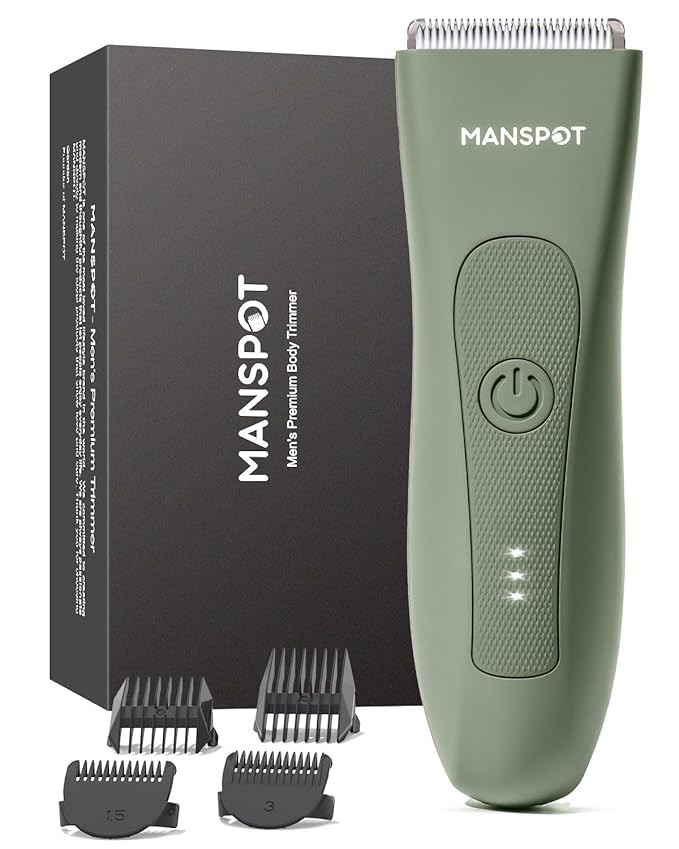 MANSPOT Manscape Hair Finishing Trimmers, Pubic Hair Trimmer for Men and Women, Electric Ball Tri... | Amazon (US)