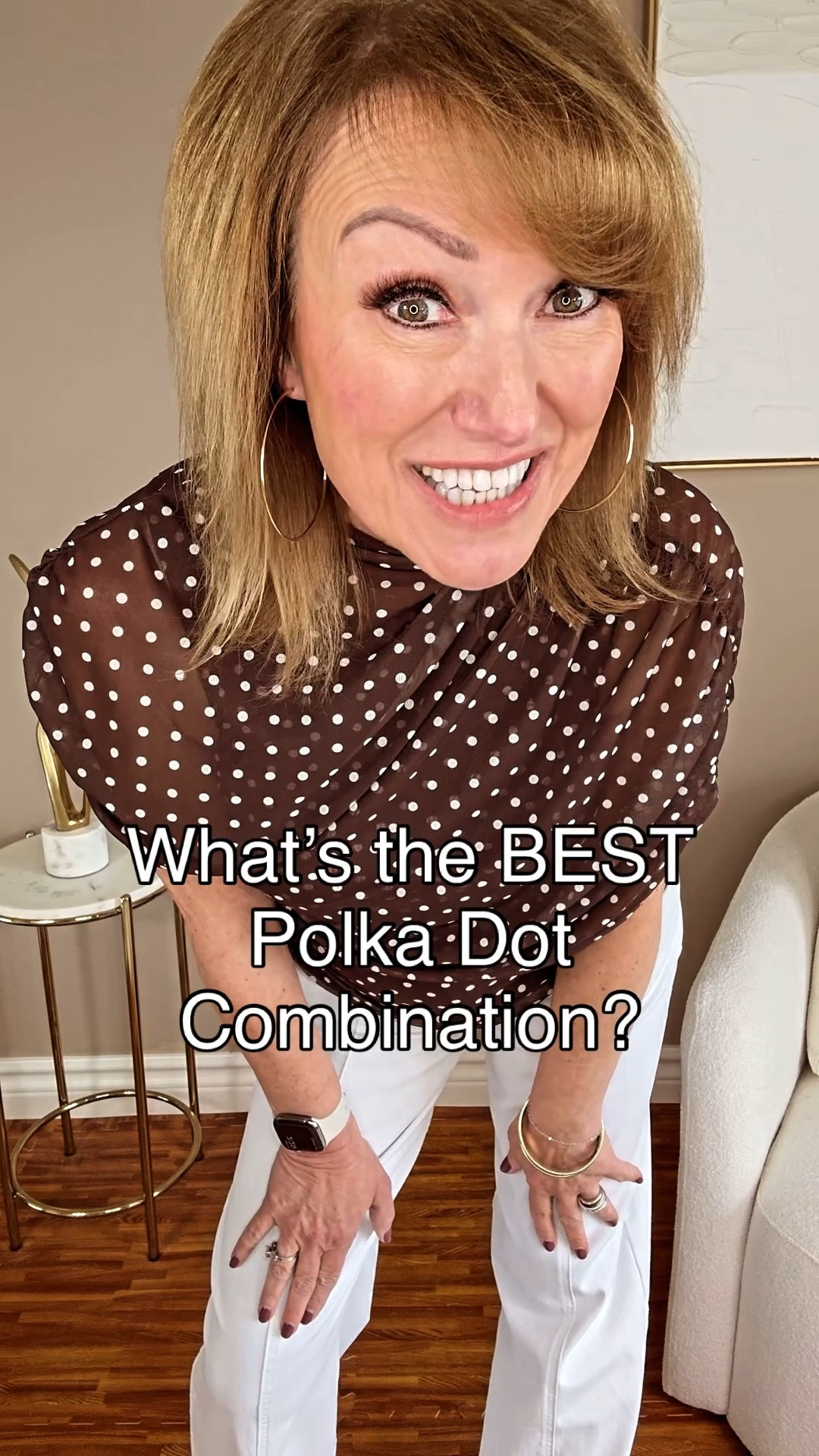 I love that polka dots are so popular this season - and brown and white are my absolute favorite!

All my key pieces are available and I am adding a few extras for you! You can start wearing these now and keep wearing them through early fall! 

#LTKootd #LTKSeasonal #LTKOver40