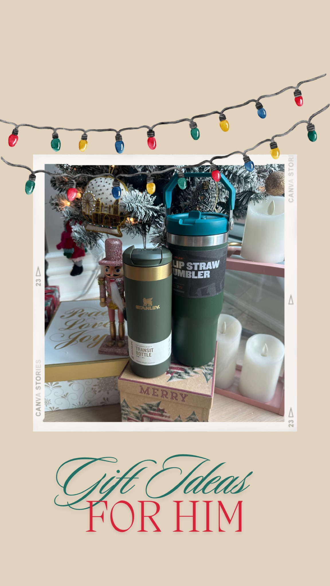 #stanleypartner Shopping for the man who has everything? Stanley has some amazing products for him - from the classic Quencher to the handy Iceflow Tumbler or the new Aerolight Transit Bottle. The Iceflow tumbler is perfect for my dad who loves to play golf - it has a convenient carry handle and a leakproof straw that he can easily throw into the dishwasher to clean! For my fiance - I know he will love the Aerolight Transit Bottle that is leakproof and will keep his coffee warm for hours! The gorgeous green and gold design is so elegant too. 

I’ve linked to some great Stanley gift ideas for him including some fun colour ways in the classic Quencher. Happy Holidays! 

#giftideas #teachergifts #giftideas #giftsforhim #holidays #stanley #stanleyquencher #coffeelover #sustainablegifts #sustainable 

#LTKwinter #LTKmens #LTKgiftguide