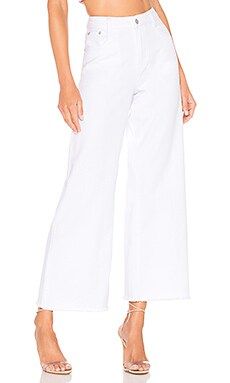 superdown Lucy Crop Flare Jeans in White from Revolve.com | Revolve Clothing (Global)