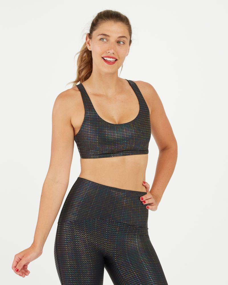 Low Impact Printed Sports Bra | Spanx