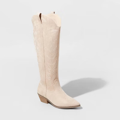 Women's Sommer Stitch Western Boots - Universal Thread™ | Target