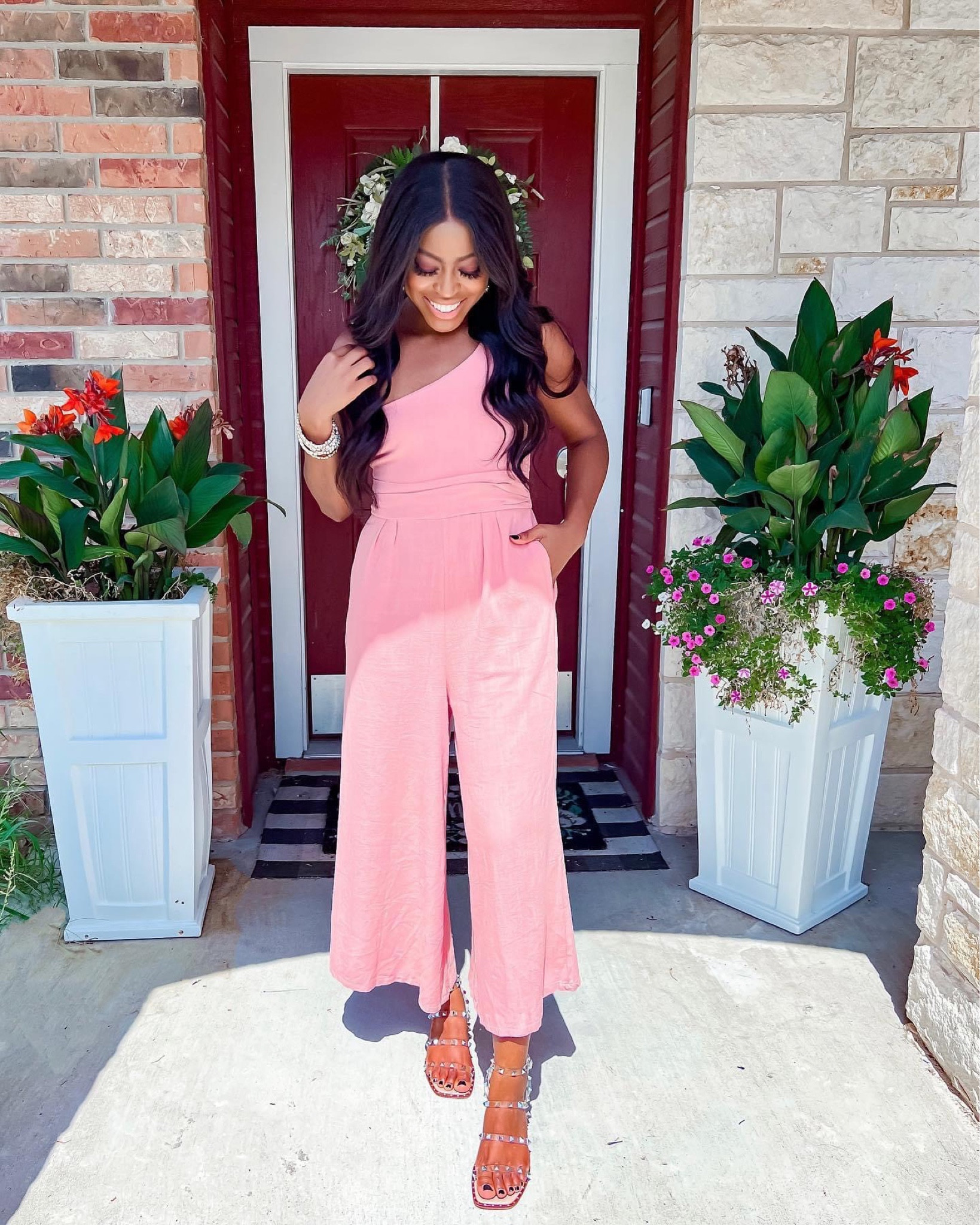 Jumpsuit: I am 5’4” wearing a size small. •Heels: I went with my normal size. 



#LTKwedding #LTKshoecrush #LTKstyletip