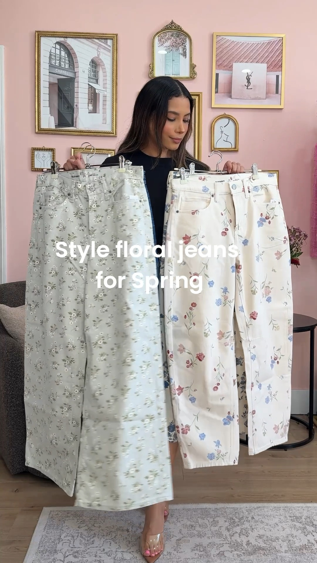 Style Floral jeans for Spring 🌷🪻🌸
Jeans all in size US4 petite 

#LTKootd #LTKPetite