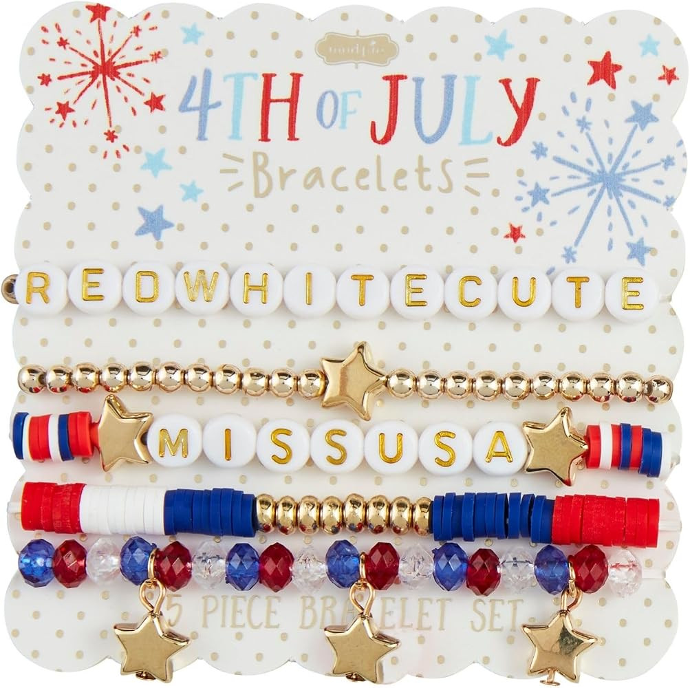 Mud Pie Children's Miss Usa Bracelets | Amazon (US)