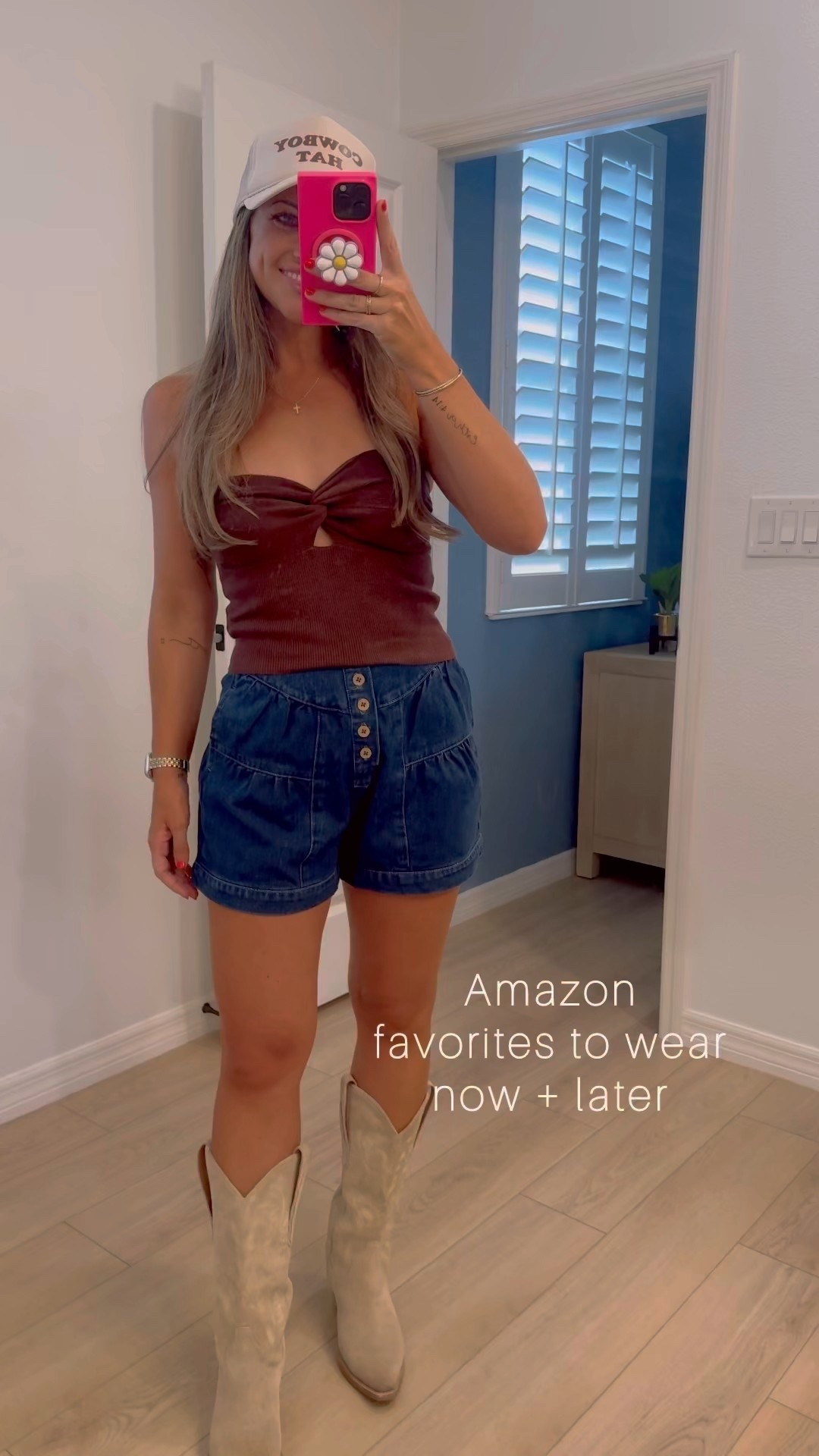  Sizing: did my true small in everything except XS striped sweatshirt. And green pants. And 2 jean shorts - go down!! And true to size 2/26 jeans.  
I’m allll about getting the most bang for your buck when shopping and figuring out how to style items for multiple seasons! Feel free to save this reel and use it as inspo shopping your own closet so you’re ready when fall comes around with things you may already have that are similar 🫶🏻 *Which one is your fave??? Sooo many of my favorite Amazon items here 😍 #amazonfinds #amazonstyle #amazonfashionfinds #amazonfashion #summertofall #datenight #datenightoutfit #vegasoutfit #girlsnight #momoutfits #casualoutfitideas #countryconcertoutfit 