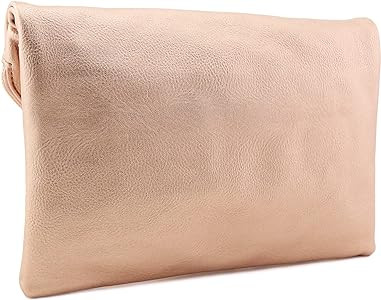 Large Envelope Clutch Bag with Chain Strap | Amazon (US)